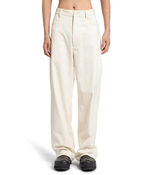 Dior White Cashmere Chino Pants
