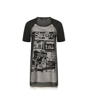 Dsquared² Black Silk Casual Dress