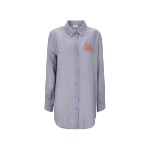 Etro Striped Silk Shirt