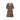 Ganni Pleated Georgette Leopard Midi Dress