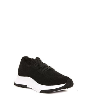 Gianvito Rossi Black Fabric Athletic Sneakers