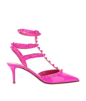 Valentino Garavani Multicolor Calfskin Mid Heel Pumps