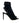 Valentino Garavani Black Leather Stiletto Heel Sandals