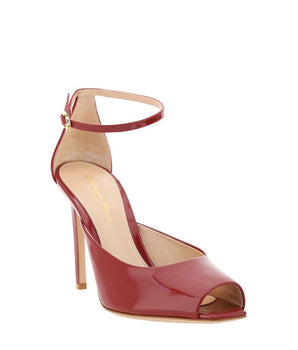 Gianvito Rossi Red Calfskin High Heel Pumps