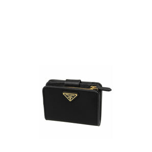 Prada Nylon and Leather French Wallet