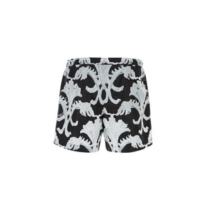 Valentino Metamorphos Wall-Print Swim Shorts