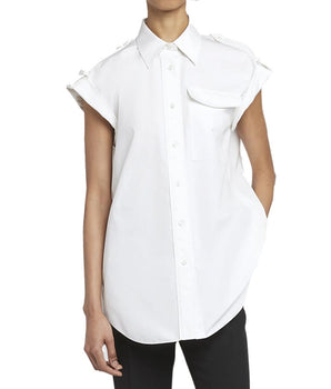 Alexander McQueen White Cotton Shirt