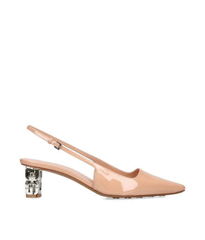 Givenchy Beige Calfskin Mid Heel Pumps