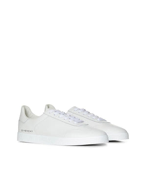 Givenchy White Calfskin Low Top Sneakers