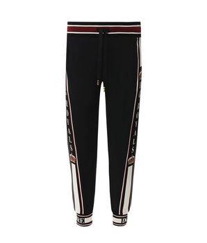Dolce & Gabbana Black Elastane Athletic Pants