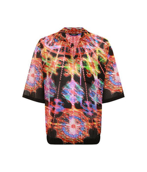 Dolce & Gabbana Black Cotton Pattern Shirt