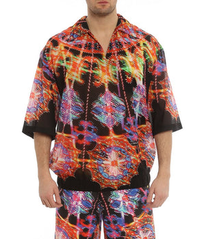 Dolce & Gabbana Black Cotton Pattern Shirt