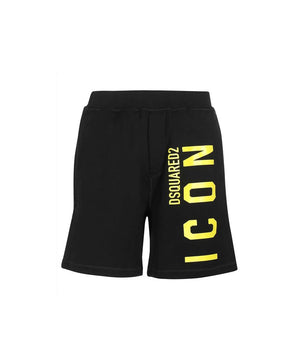 Dsquared² Black Cotton Shorts