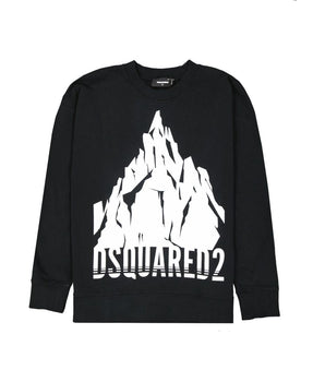Dsquared² Black Cotton Sweatshirt