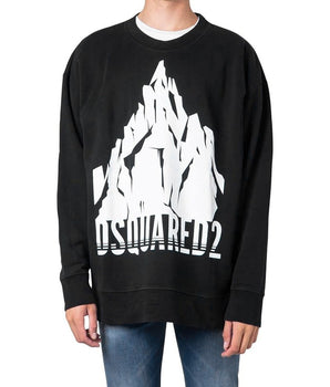 Dsquared² Black Cotton Sweatshirt