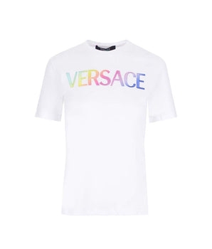 Versace White Cotton T-Shirt