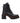 See By Chloé Black Calfskin Lace-Up Boots