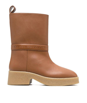 Stella McCartney Brown Polyethylene Chelsea Boots