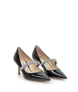Jimmy Choo Black Calfskin High Heel Pumps
