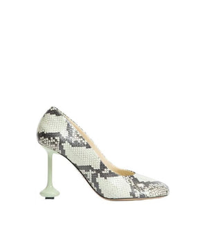 Loewe Green Goatskin High Heel Pumps