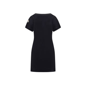 Moncler Cotton Logo Mini Dress
