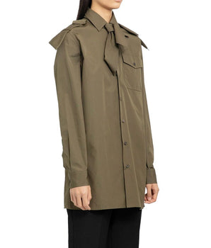 Prada Green Cotton Shirt