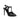 Saint Laurent Black Calfskin Stiletto Heel Sandals