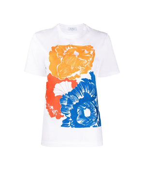 Salvatore Ferragamo White Cotton T-Shirt