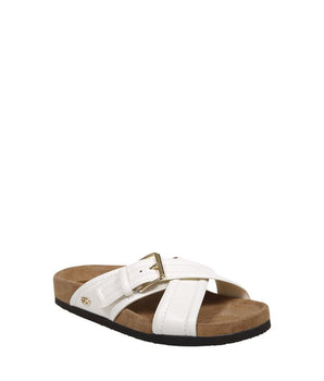 Valentino Garavani White Calfskin Strap-On Sandals