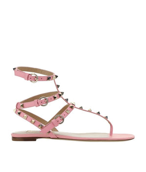 Valentino Garavani Multicolor Calfskin Strap-On Sandals