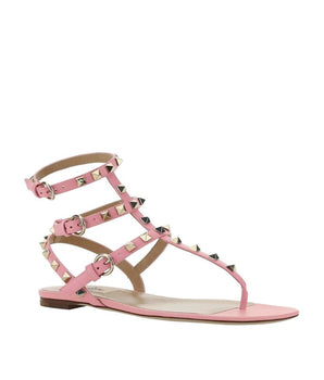 Valentino Garavani Multicolor Calfskin Strap-On Sandals