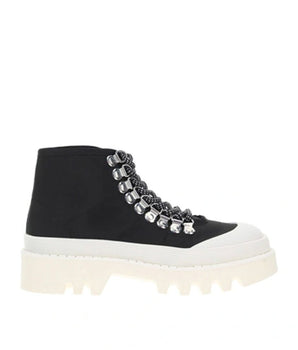 Proenza Schouler Black Canvas Chunky Sneakers