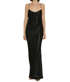 Saint Laurent Black Acetate Casual Dress