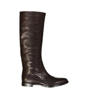 Sergio Rossi Brown Calfskin Boots