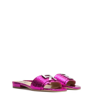 Sergio Rossi Multicolor Calfskin Sandals