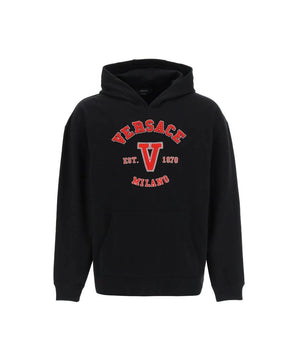 Versace Black Cotton Sweatshirt