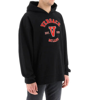 Versace Black Cotton Sweatshirt