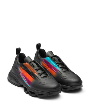 Prada Black Rubber Chunky Sneakers