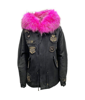 AS65 Black Cotton Parka