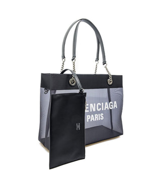 Balenciaga Black Polyester Tote Bag