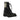See By Chloé Black Cotton Lace-Up Boots