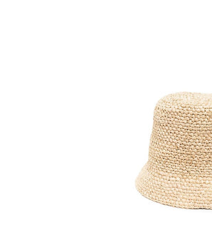 Jacquemus Beige Raffia Cap (Baseball Hat)