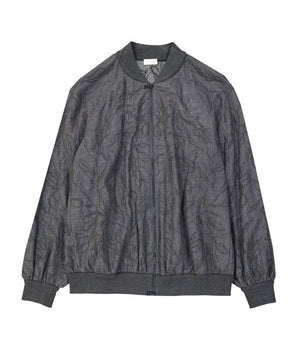 Brunello Cucinelli Gray Virgin Wool Bomber