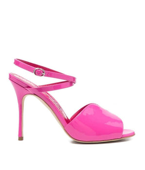 Manolo Blahnik Multicolor Calfskin High Heel Pumps