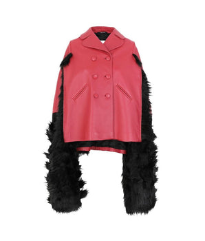 Maison Margiela Red Leather Cloacks
