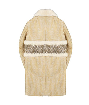 Dsquared² Beige Polyamide Coat