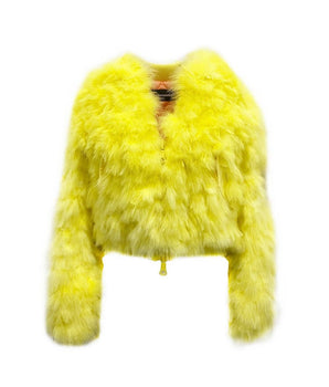 Dsquared² Yellow Feather Bomber