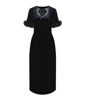 Fendi Black Viscose Casual Dress