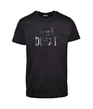 Diesel Black Cotton T-Shirt