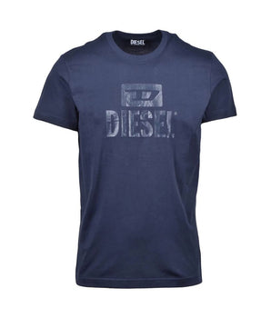 Diesel Blue Cotton T-Shirt